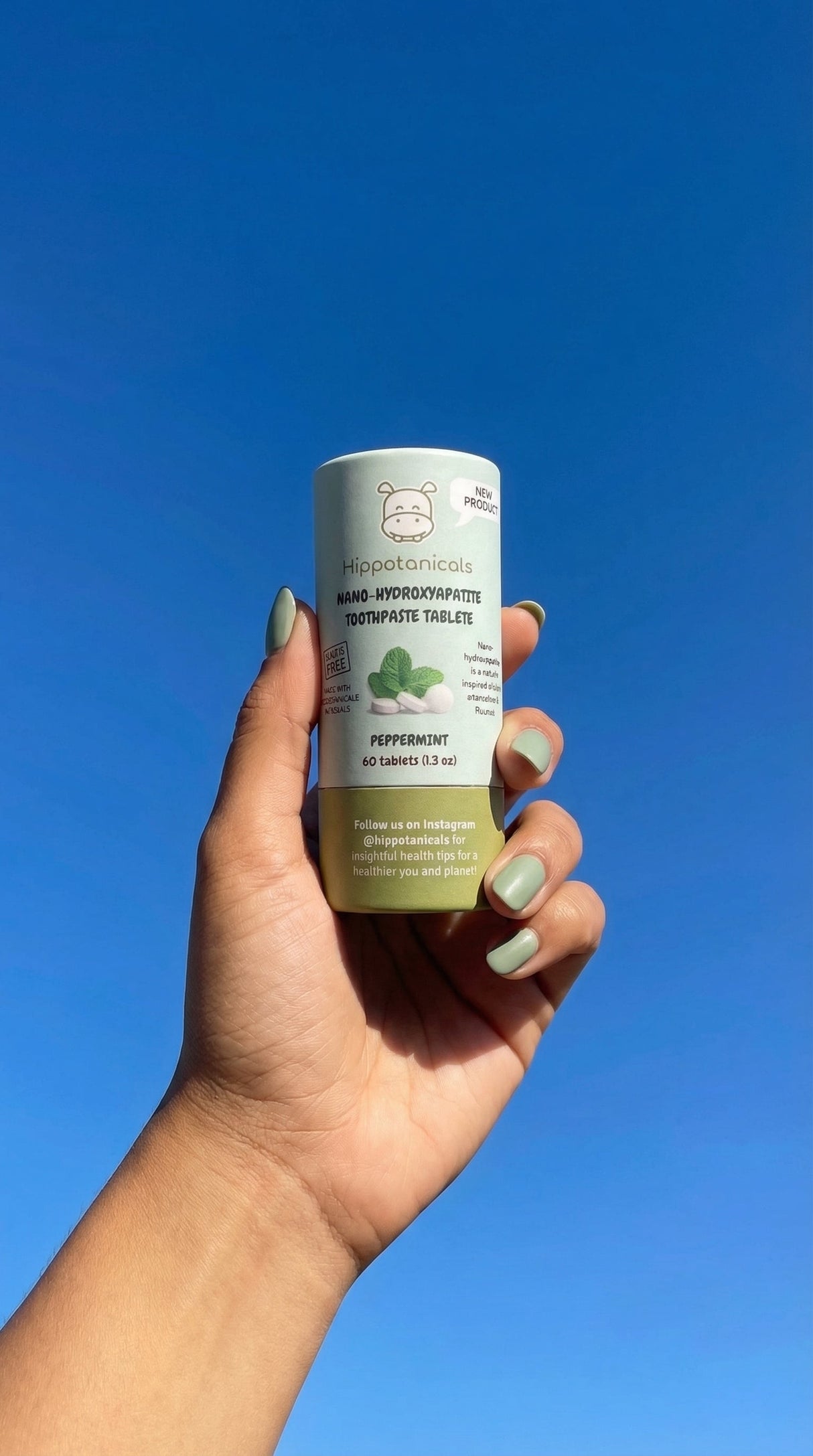 Toothpaste Tablets in Biodegradable Tube