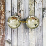 Hammered 2 Bowls with Leaf