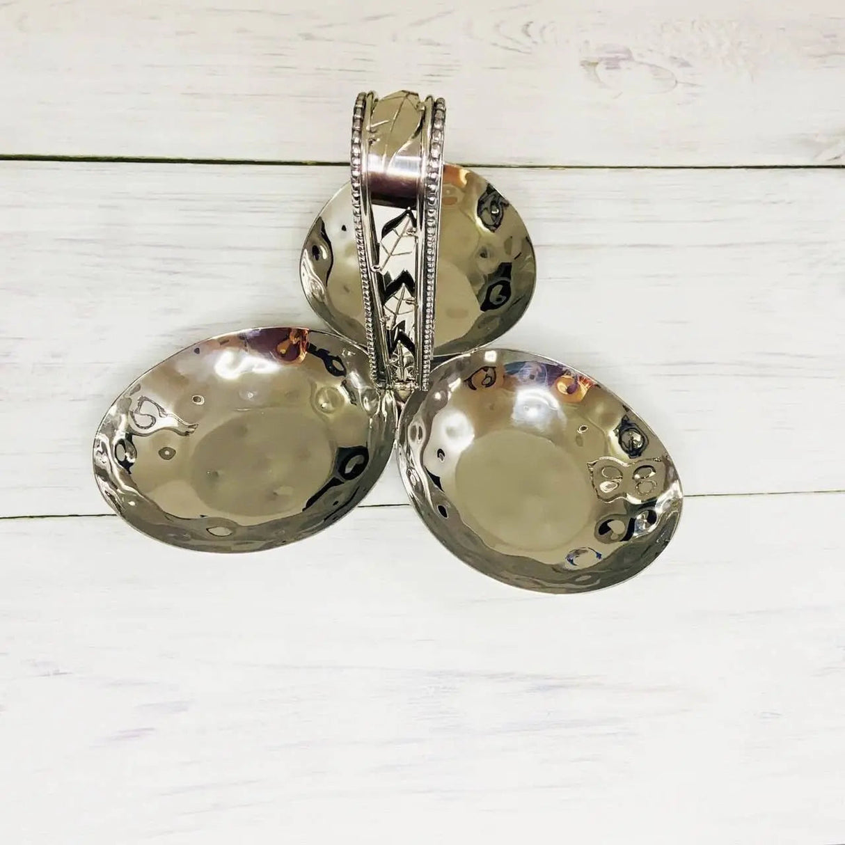 Hammered Willow Nut Bowl