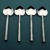 Jason Heart Coffee/Dessert Table Spoon 4 Pc. Set