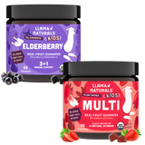 Kids Offense + Defense Bundle – Multi + Elderberry Gummies