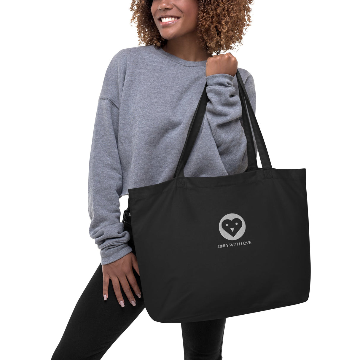 Organic LOVE-ly Logo Tote Bag