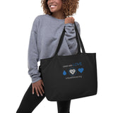 Organic Lead with LOVE Tote Bag