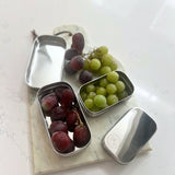 Stainless Steel Snack Container with Stainless Steel lid (Large)