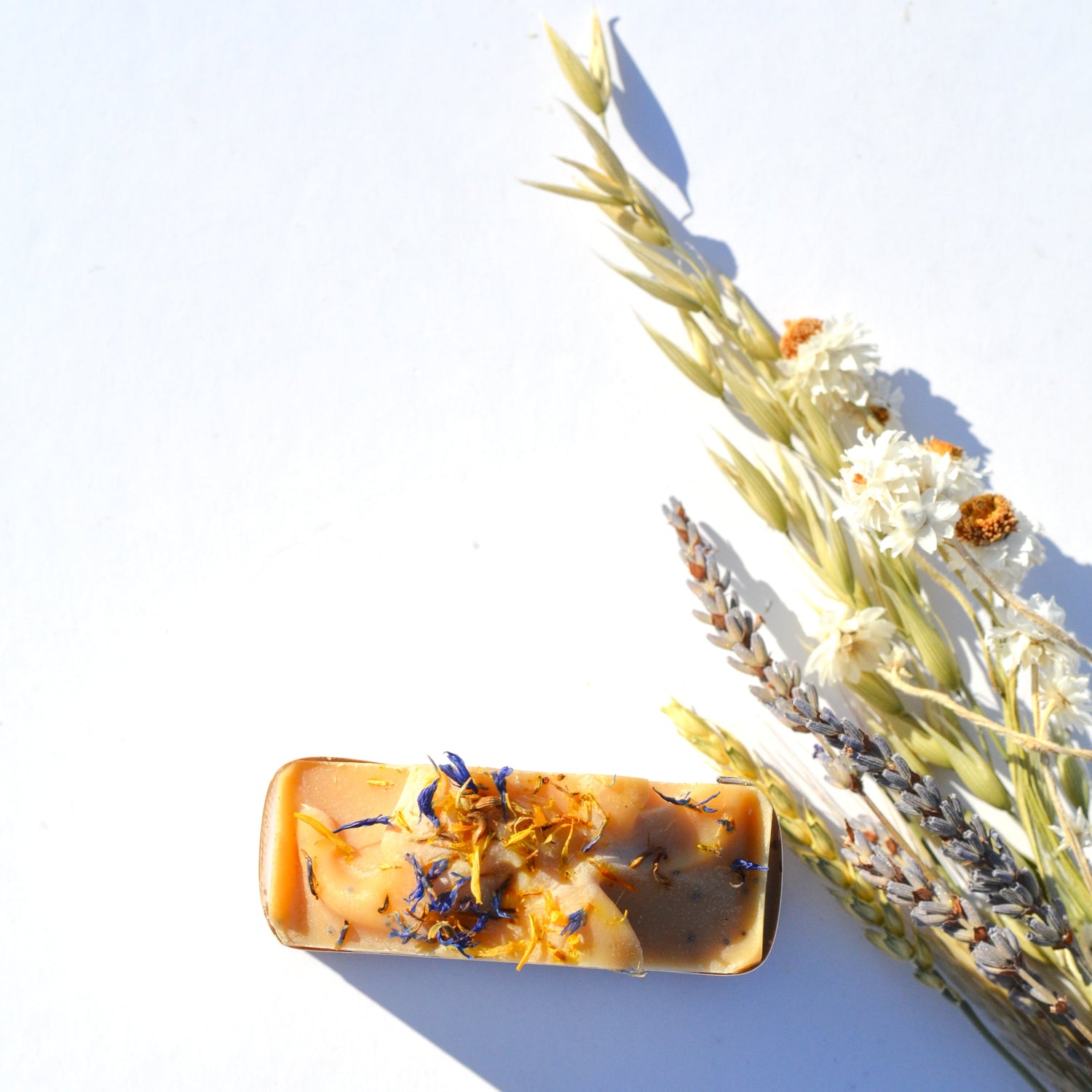 Lemon + Honey + Poppy Seed Handmade Tallow and Goat Milk Soap Bar