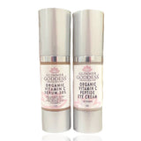 Let's Get Glowing! Organic Vitamin C Serum + Vitamin C Eye Cream Duo