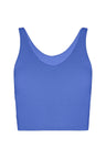V Neck Organic Cotton Crop Tank