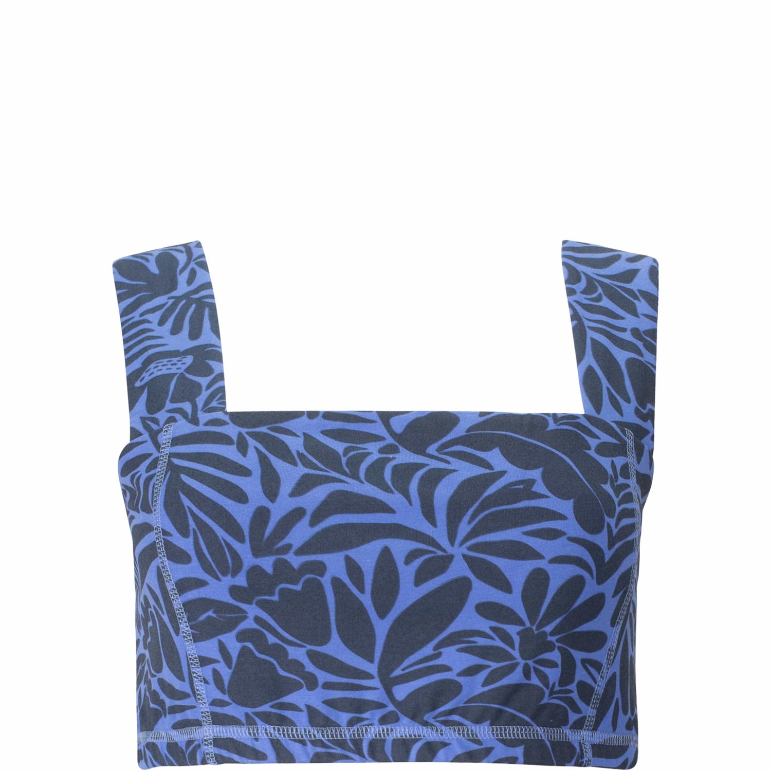 Square Neck Organic Cotton Sports Bra