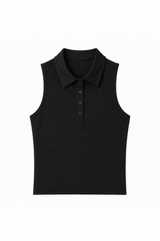 Lexy Organic Cotton Polo Tank