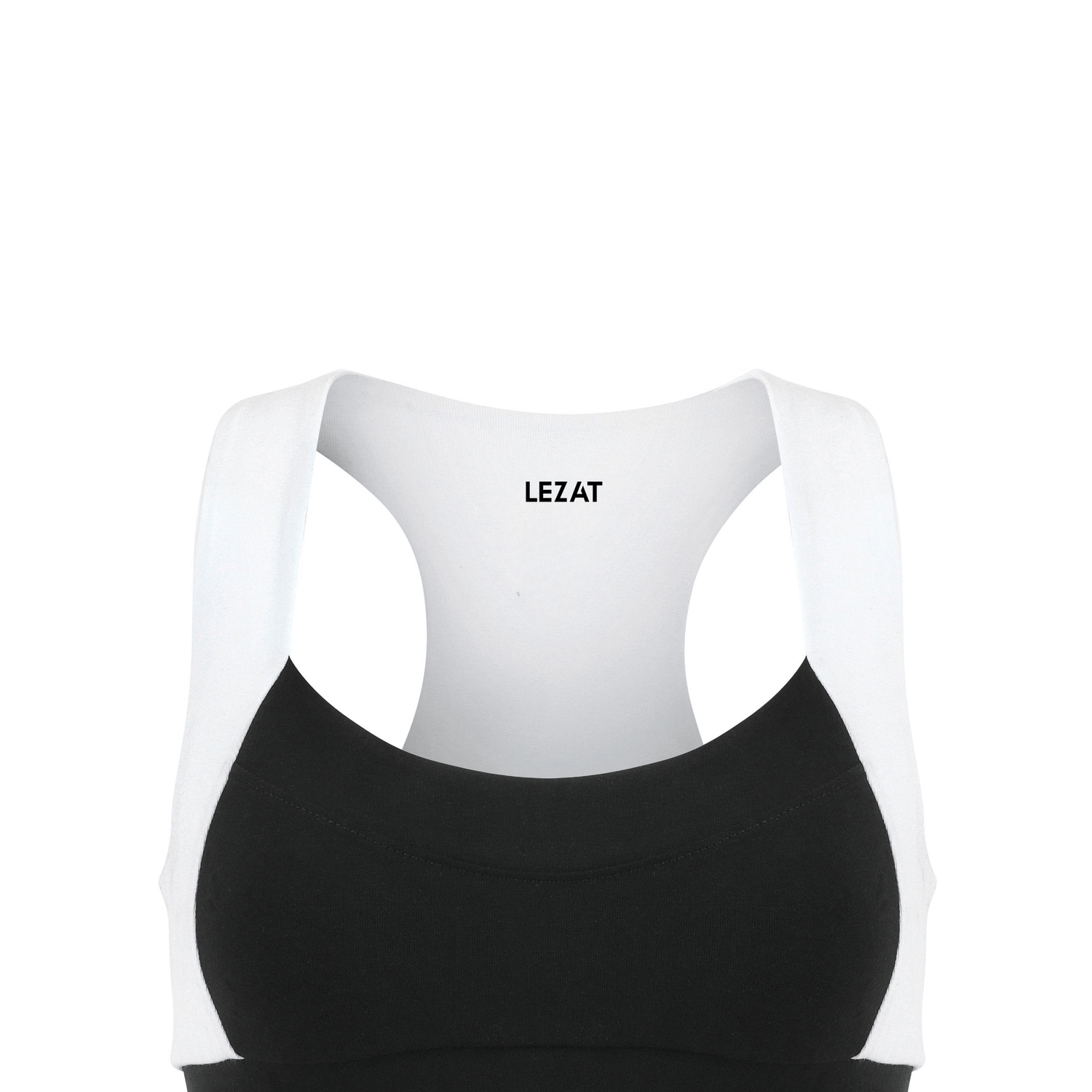 Neda Colorblock Organic Cotton Bra Top