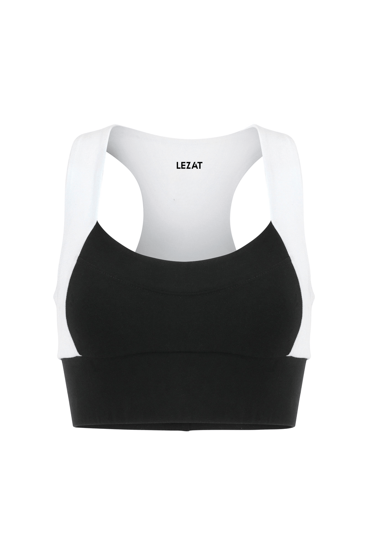 Neda Colorblock Organic Cotton Bra Top