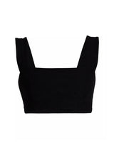 Square Neck Organic Cotton Sports Bra
