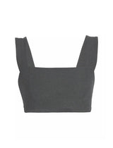 Square Neck Organic Cotton Sports Bra