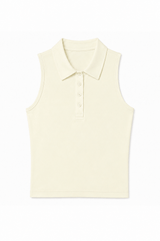 Lexy Organic Cotton Polo Tank