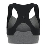 Neda Colorblock Organic Cotton Bra Top