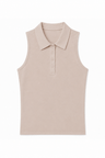 Lexy Organic Cotton Polo Tank