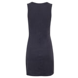 Gigi Organic Cotton Twist Dress - Black