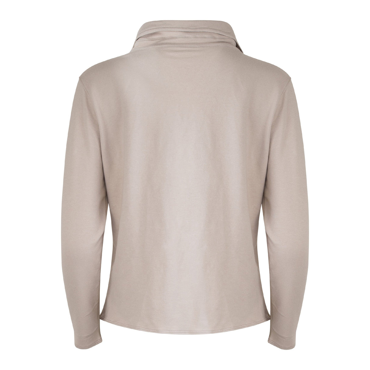Khloe Cotton V-Neck Henley - Latte