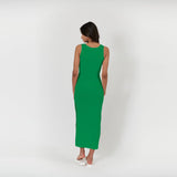 Krista Twist Dress - Kelly Green