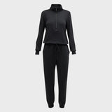 Ava Half Zip Modal Jumpsuit