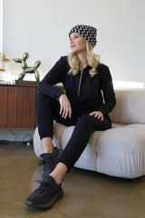 Ava Half Zip Modal Jumpsuit