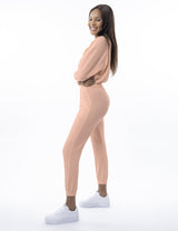 Restore Soft Terry Jumpsuit - Peach