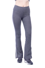 Ella Organic Cotton High-Rise Flare Stripe Leggings