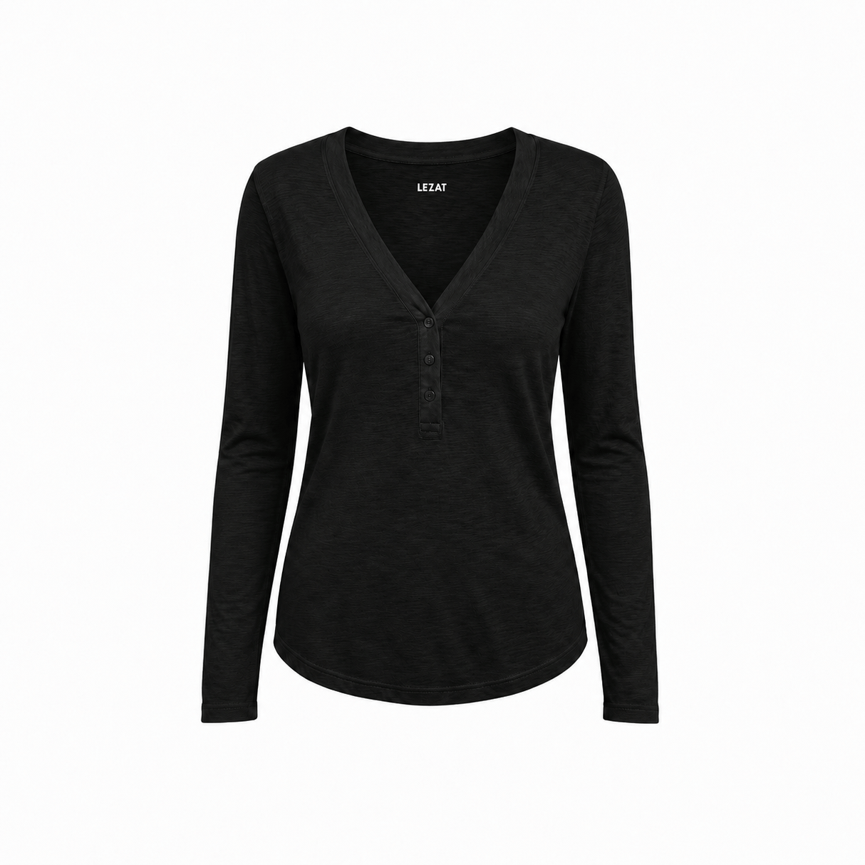 Monroe Organic Cotton Henley Long Sleeve