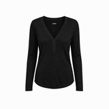 Monroe Organic Cotton Henley Long Sleeve