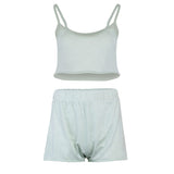 Kora Cotton 3-Piece Lounge Set - Sage