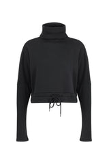 Britney Organic Cotton Roll-Neck Sweatshirt