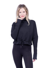 Britney Organic Cotton Roll-Neck Sweatshirt