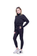 Britney Organic Cotton Roll-Neck Sweatshirt