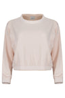 Ivy Boxy Cropped Modal Pullover - Rose Quartz