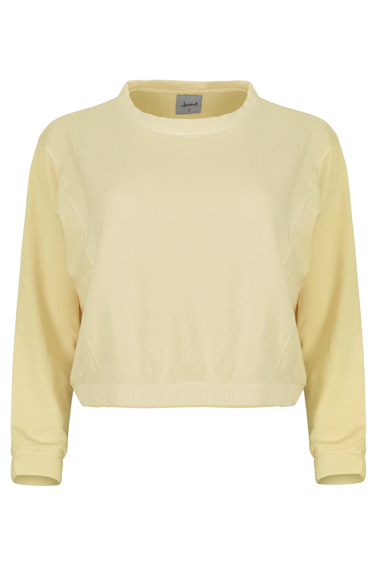 Ivy Boxy Cropped Modal Pullover - Sunny