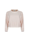 Ivy Boxy Cropped Modal Pullover - Rose Quartz