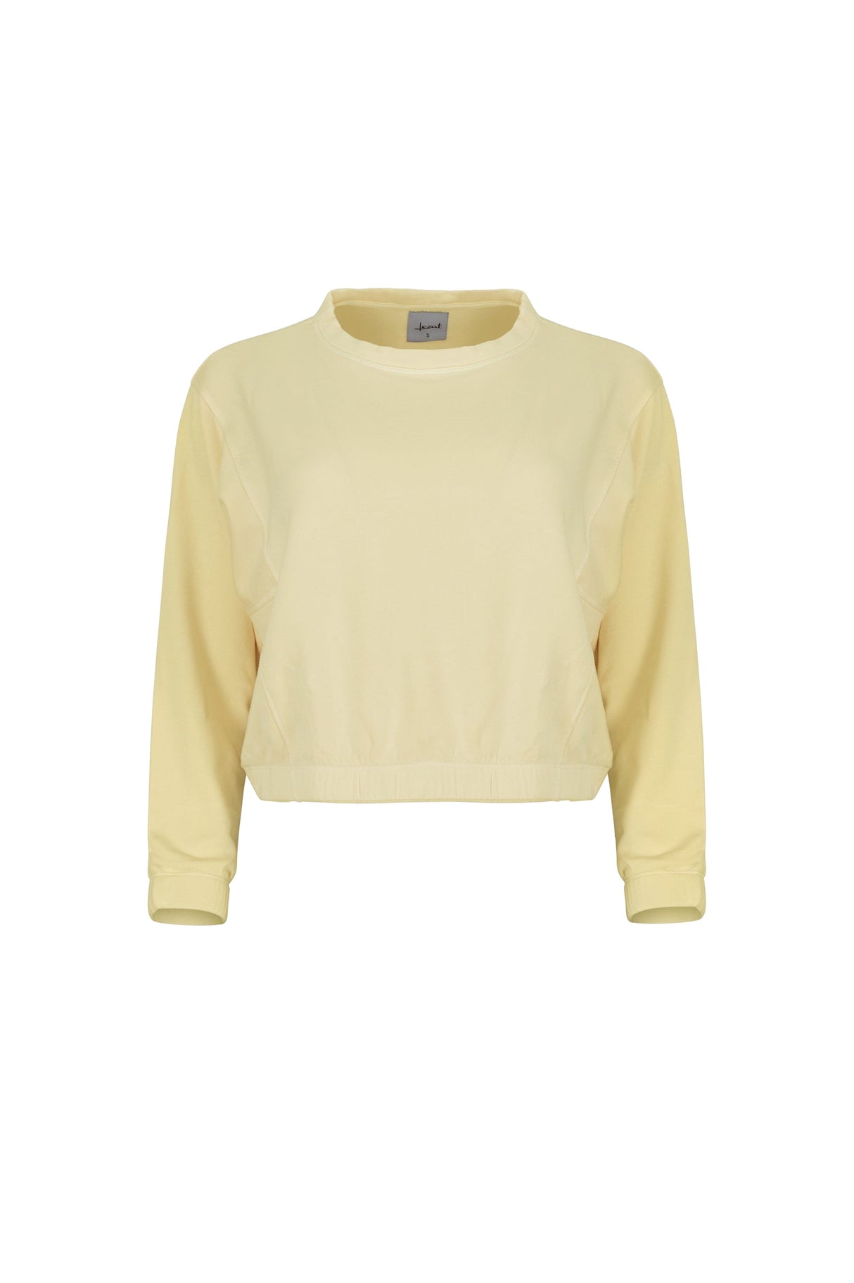 Ivy Boxy Cropped Modal Pullover - Sunny