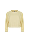 Ivy Boxy Cropped Modal Pullover - Sunny