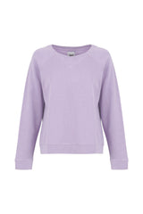 Melody Everyday Organic Cotton Pullover Sweatshirt - Lavender