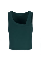 Eden Asymmetrical Organic Cotton Tank