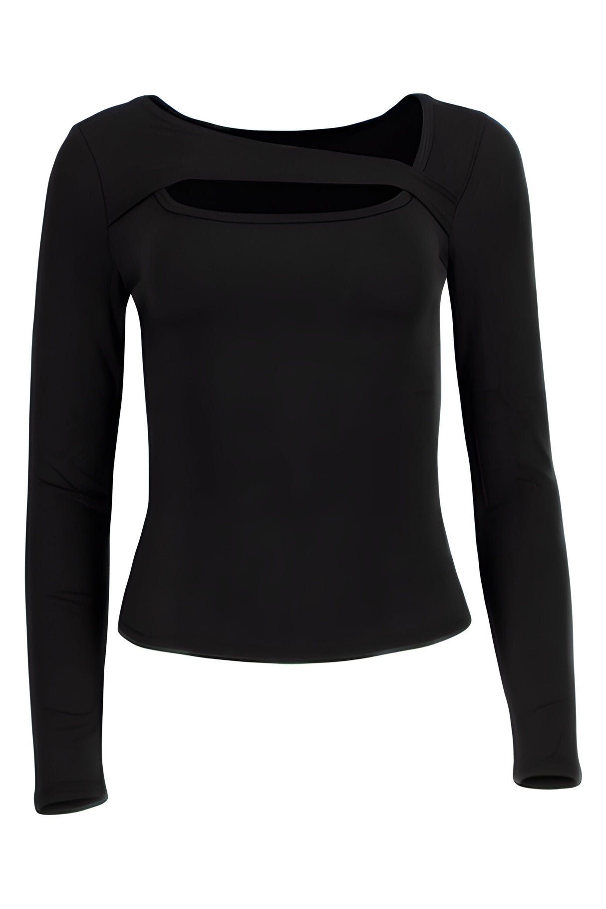 Paige Cotton Long Sleeve Cutout Top