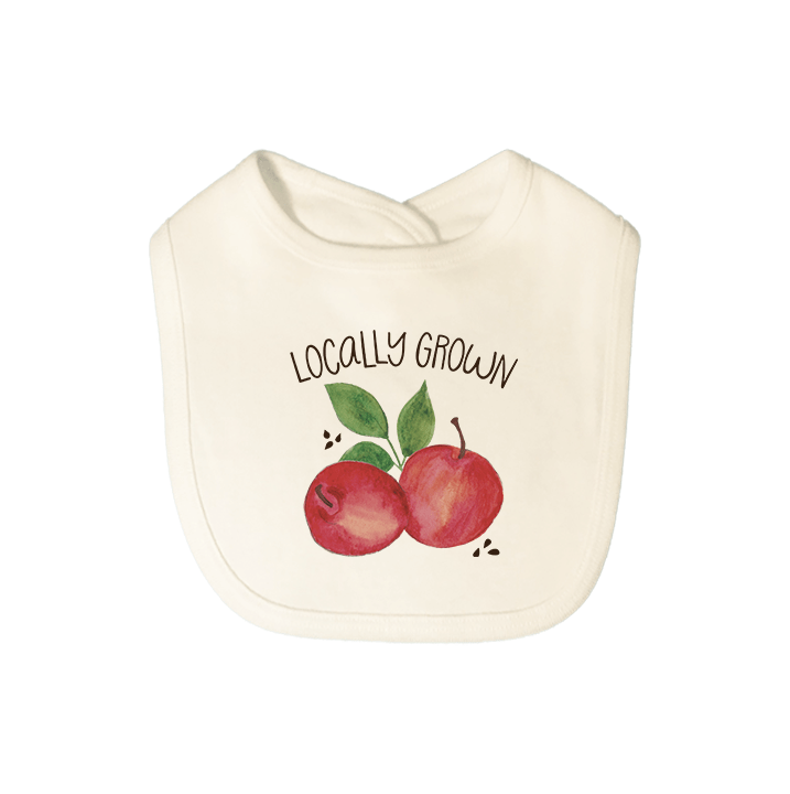 graphic bib | locally grown