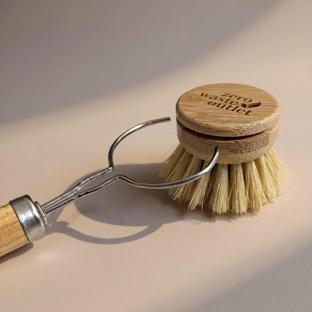 Long Handle Pot Brush With Replaceable Head