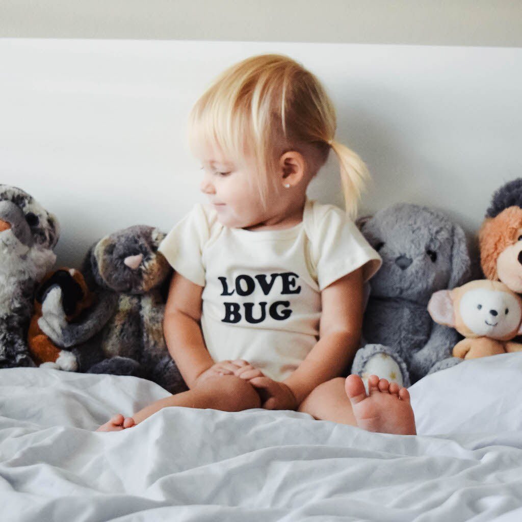 Love Bug Organic Baby Bodysuit