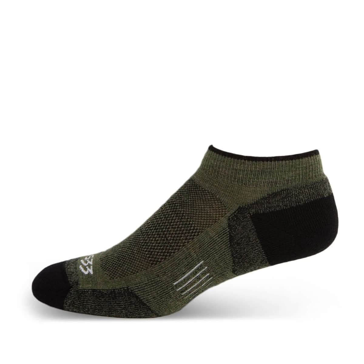 Microweight Cushion - No Show Wool Socks Mountain Heritage