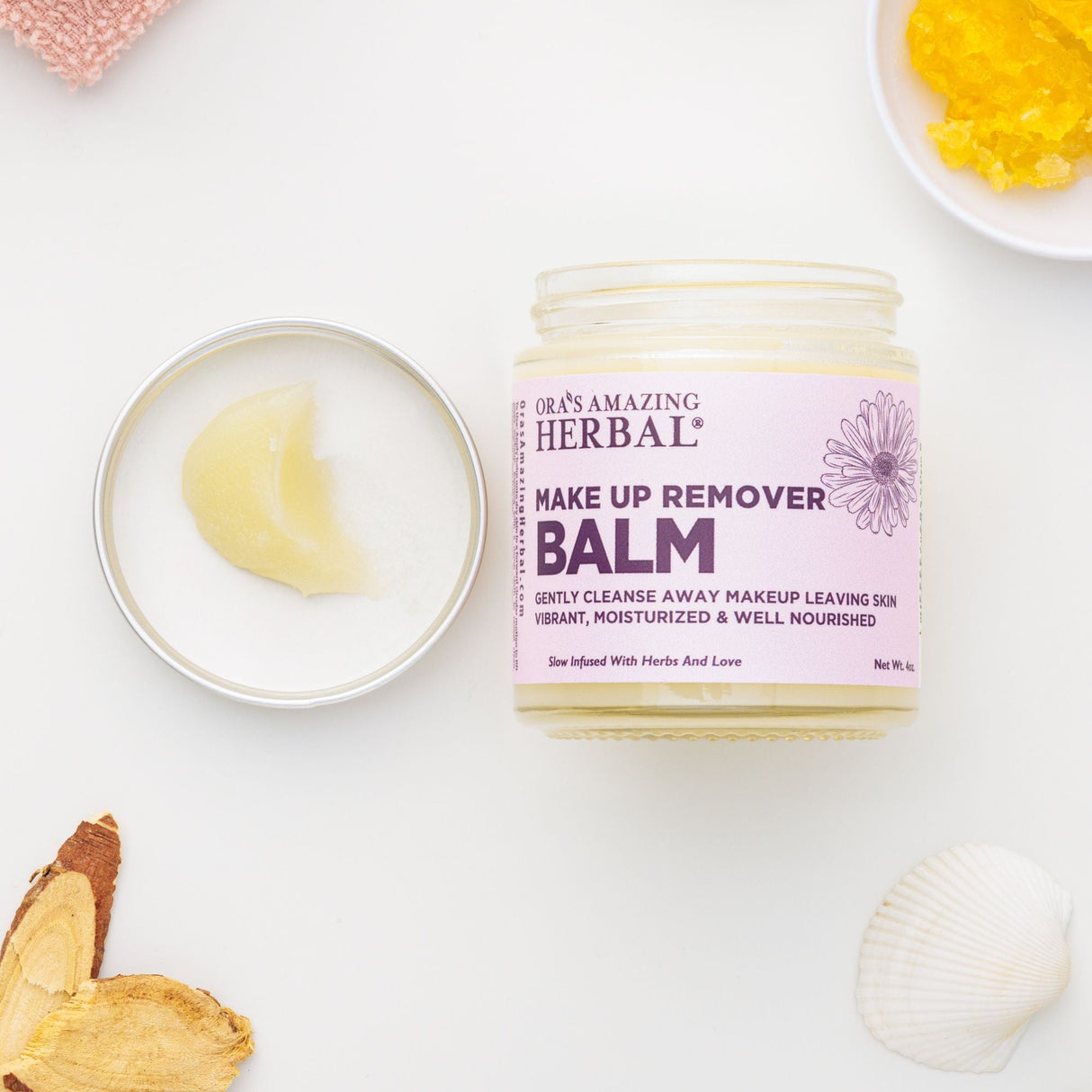 Make Up Remover Balm with Calendula, Fragrance Free