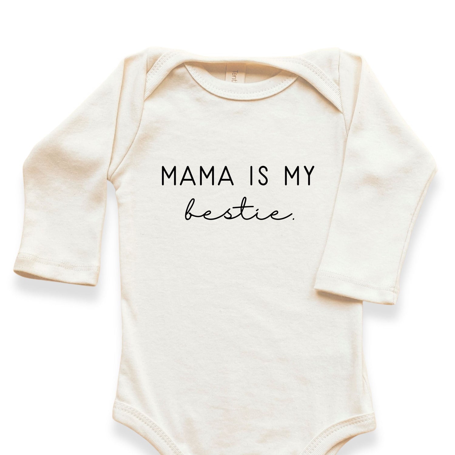 Mama is My Bestie Organic Bodysuit Long Sleeve