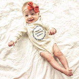 Mama's Favorite Human Organic Bodysuit Long Sleeve