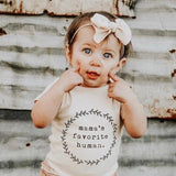 Mama's Favorite Human Organic Baby Bodysuit