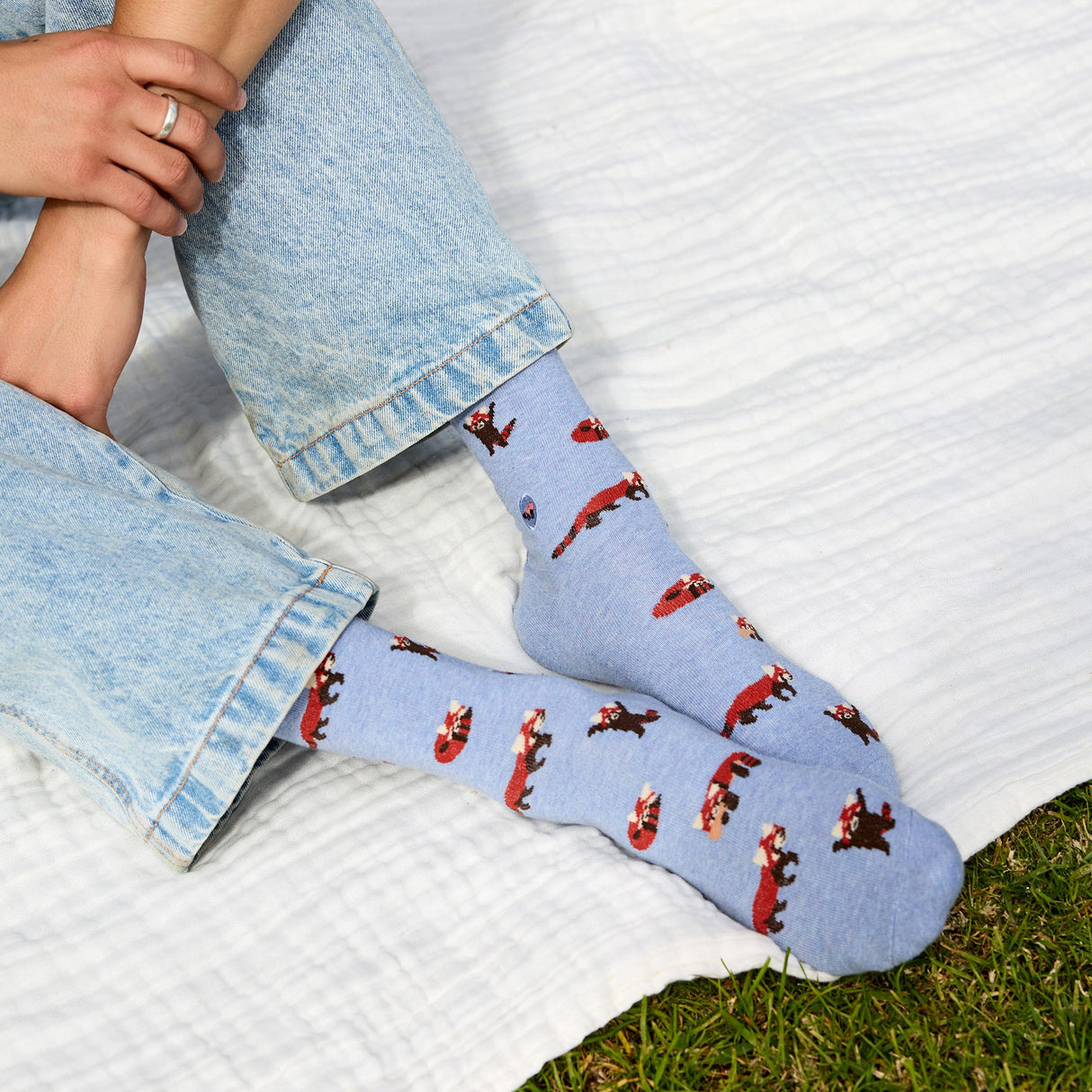 Socks that Protect Red Pandas